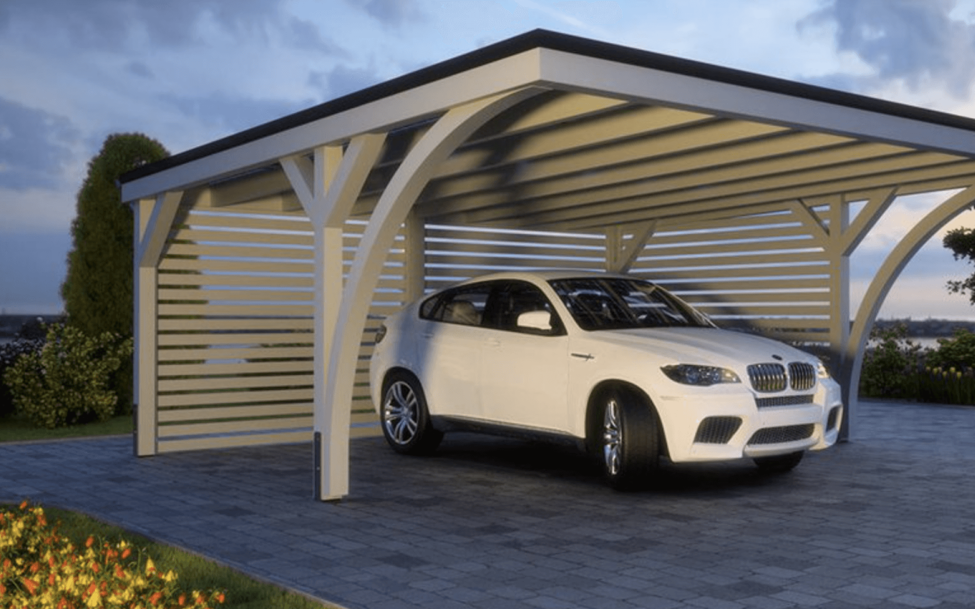 Solarglas Carport